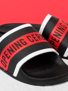 OPENING CEREMONY | 38 / 7.5 | Ace Slide Pool Lightweight Minimalist Logo Sandal